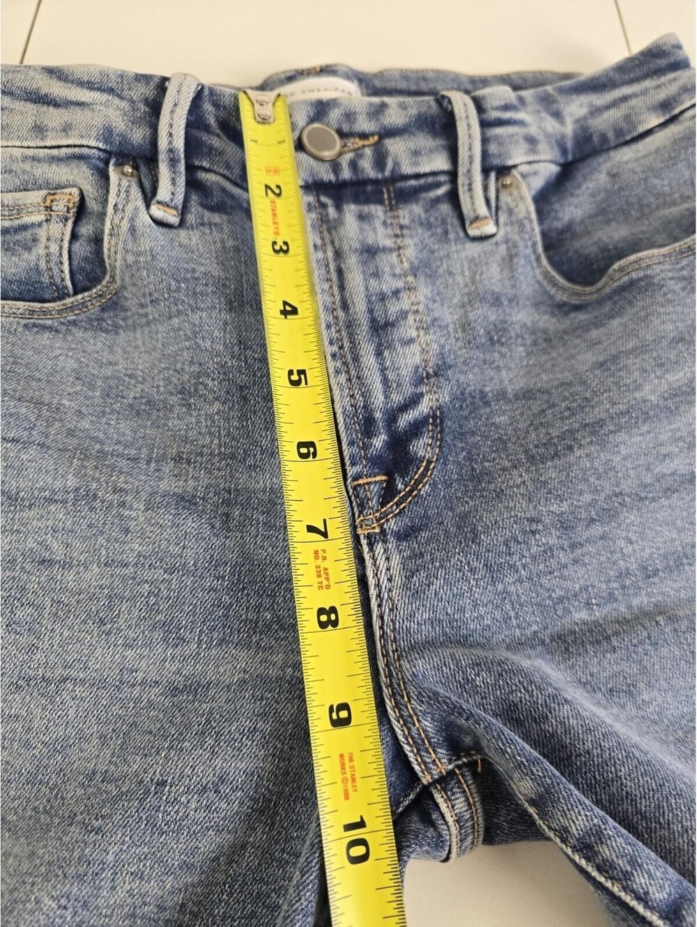 Good American Good Curve Straight Leg Jean Size 6/28 ( 24" Inseam) - Picture 9 of 14